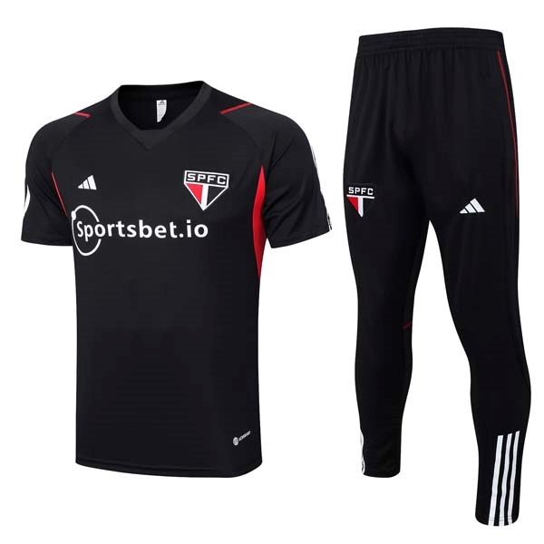 Maillot Sao Paulo Ensemble Complet 2023-24 Noir